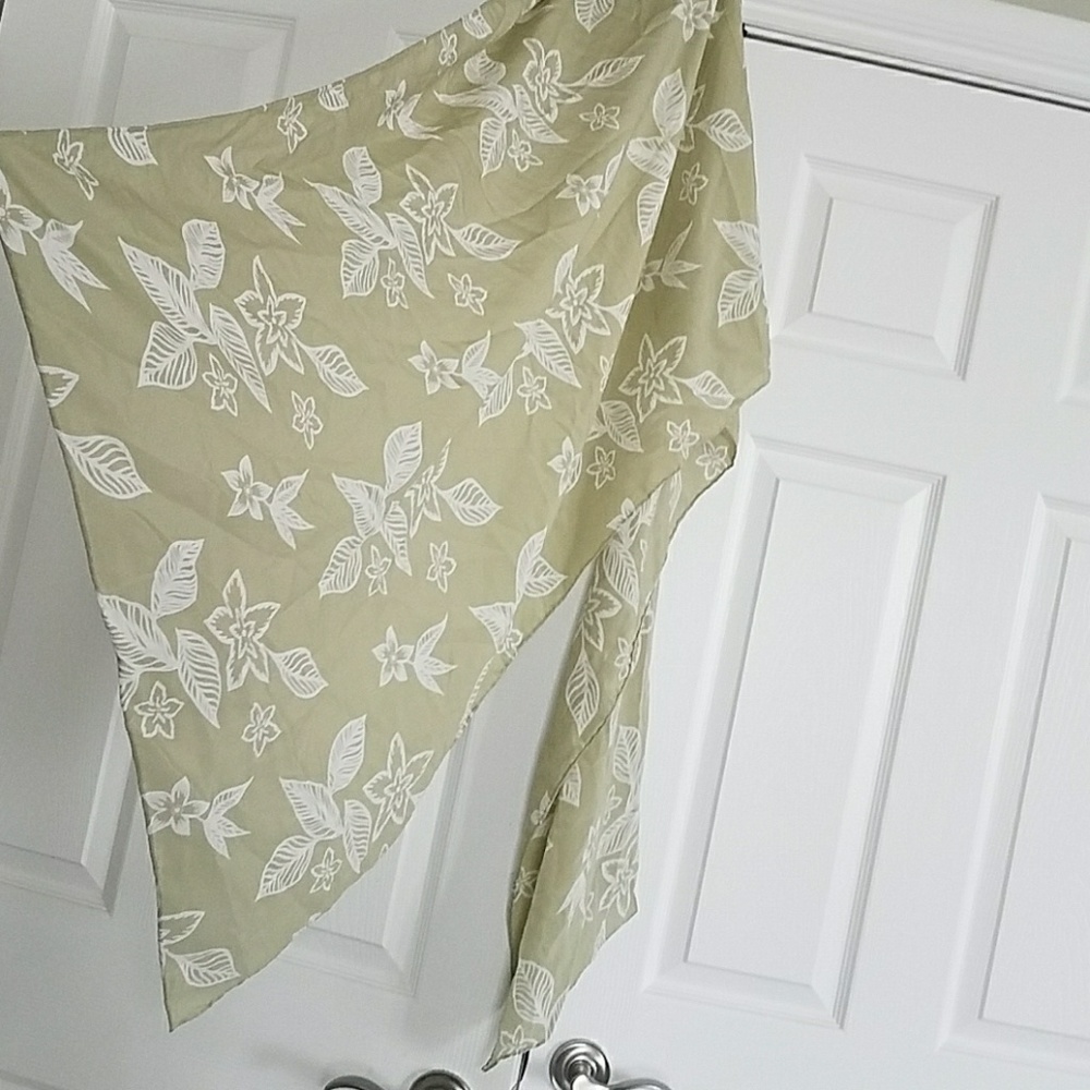 Long Tropical Scarf by Pinapple Moon NWOT